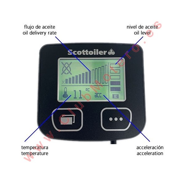 Engrasador Automatico para Cadena de Moto Scottoiler Vsystem