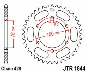 Corona JT SPROCKETS acero...