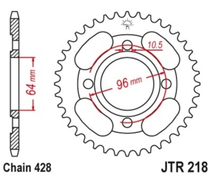 Corona JT 218 de acero...