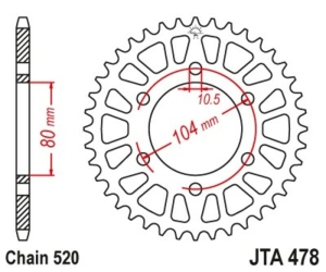 Corona JT Aluminio negro JT...