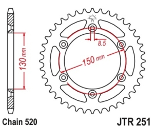 Corona JT 251 de acero con...