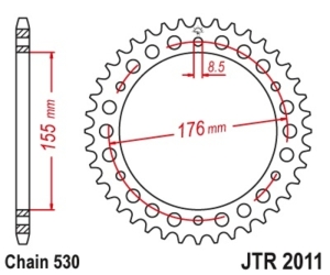 Corona JT 2011 de acero con...