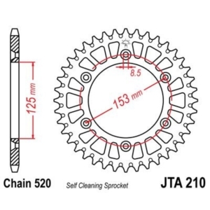 Corona JT 210 de aluminio...