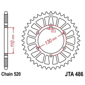 Corona JT A486 de aluminio...