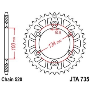 Corona JT 735 de aluminio...
