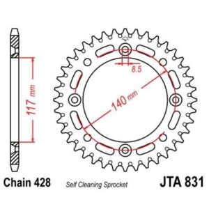 Corona JT 831 de aluminio...