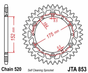 Corona JT 853 de aluminio...