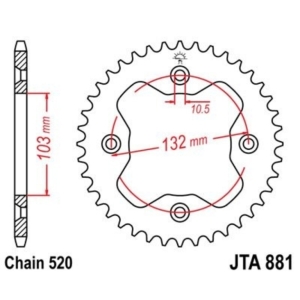 Corona JT 881 de aluminio...