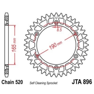 Corona JT 896 de aluminio...