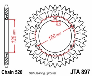 Corona JT 897 de aluminio...