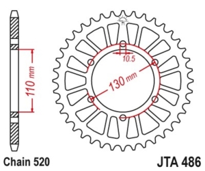 Corona JT 520 de aluminio...