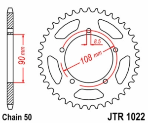 Corona JT SPROCKETS acero...