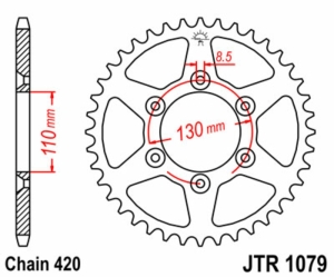 Corona JT SPROCKETS acero...