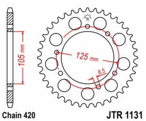 Corona JT SPROCKETS acero...