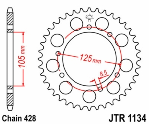 Corona JT SPROCKETS acero...