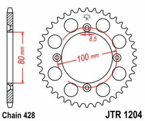 Corona JT SPROCKETS acero...