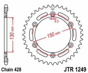 Corona JT SPROCKETS acero...