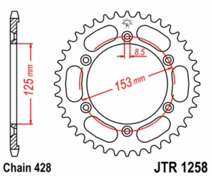 Corona JT SPROCKETS acero...