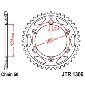 Corona JT 1306 de acero con...