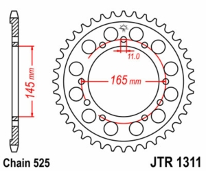 Corona JT SPROCKETS acero...