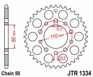 Corona JT SPROCKETS acero...