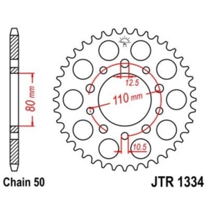 Corona JT 1334 de acero con...
