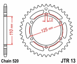 Corona JT SPROCKETS acero...