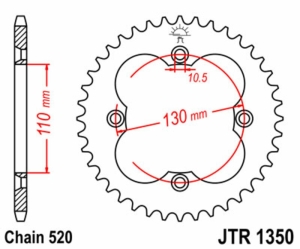 Corona JT SPROCKETS acero...