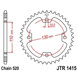 Corona JT 1415 de acero con...