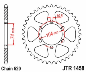 Corona JT 1458 de acero con...