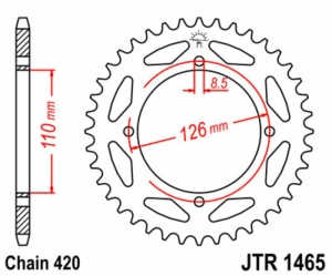 Corona JT 1465 de acero con...