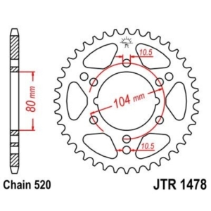 Corona JT 1478 de acero con...