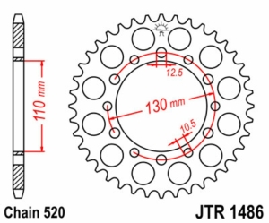 Corona JT SPROCKETS acero...