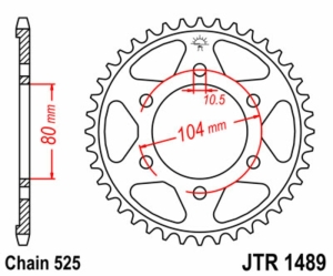 Corona JT 1489 de acero con...