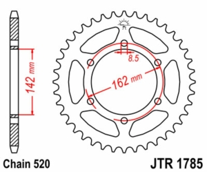 Corona JT SPROCKETS acero...