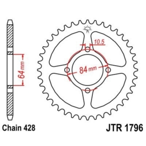 Corona JT 1796 de acero con...