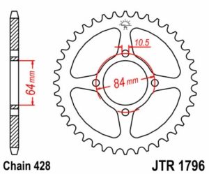 Corona JT SPROCKETS acero...