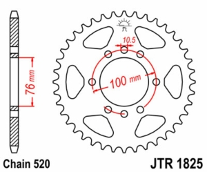 Corona JT SPROCKETS acero...