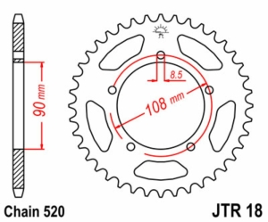 Corona JT 18 de acero con...