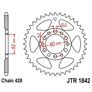 Corona JT 1842 de acero con...