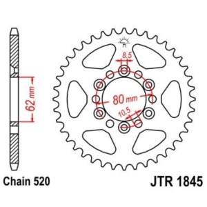 Corona JT 1845 de acero con...