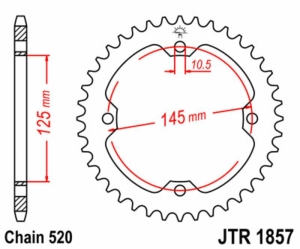 Corona JT SPROCKETS acero...