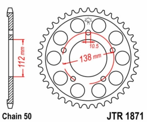 Corona JT SPROCKETS acero...