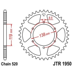 Corona JT 1950 de acero con...