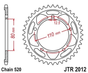 Corona JT 2012 de acero con...