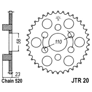 Corona JT 20 de acero con...