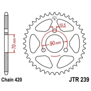 Corona JT 239 de acero con...