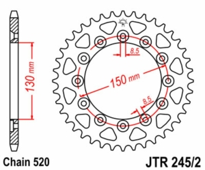 Corona JT SPROCKETS acero...