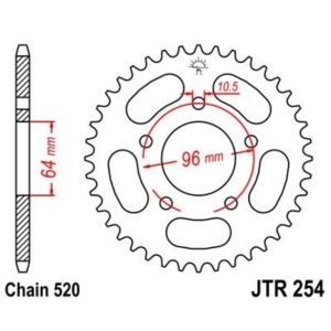 Corona JT 254 de acero con...