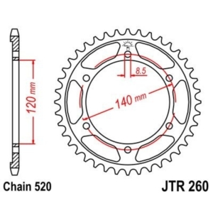 Corona JT 260 de acero con...